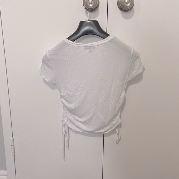 Dynamite White Side Cinch Baby Tee - Picture 2 of 4